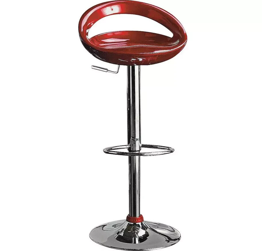 Ottawa Gas Lift Bar Stool - Red