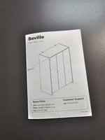 Seville 3 Door Wardrobe - Anthracite ( B Grade )