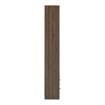 Home Maine 2 Drawer Bookcase - Walnut | Neat Accessory Storage