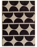Habitat Mid Century Mini Geo Rug - Grey & White - 160x230cm ( B Grade 30621 )