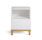 Habitat Cleo 1 Drawer Bedside Table - White