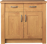 Ohio 2 Door 2 Drawer Sideboard - Oak Effect ( B Grade 32280 )