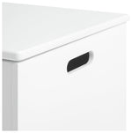 Marston XL Shaker Blanket Box White | Bedroom Storage Chest Wooden Trunk Ottoman