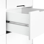 Henri 2 Door 2 Drawer Wardrobe - White | Compact Clothing Organization
