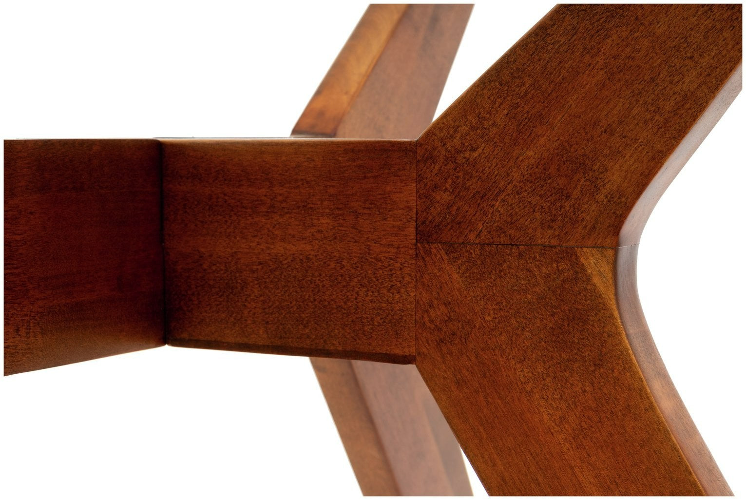 Zela Glass 4 Seater Dining Table - Walnut | Chic Mealtime Setup