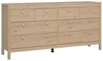 Tvilum Madrid 8 Drawer Chest - Oak | Elegant Storage Feature