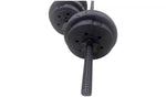 Opti Vinyl Dumbbell and Barbell Set 25kg | Strength Training Weights Home Gym