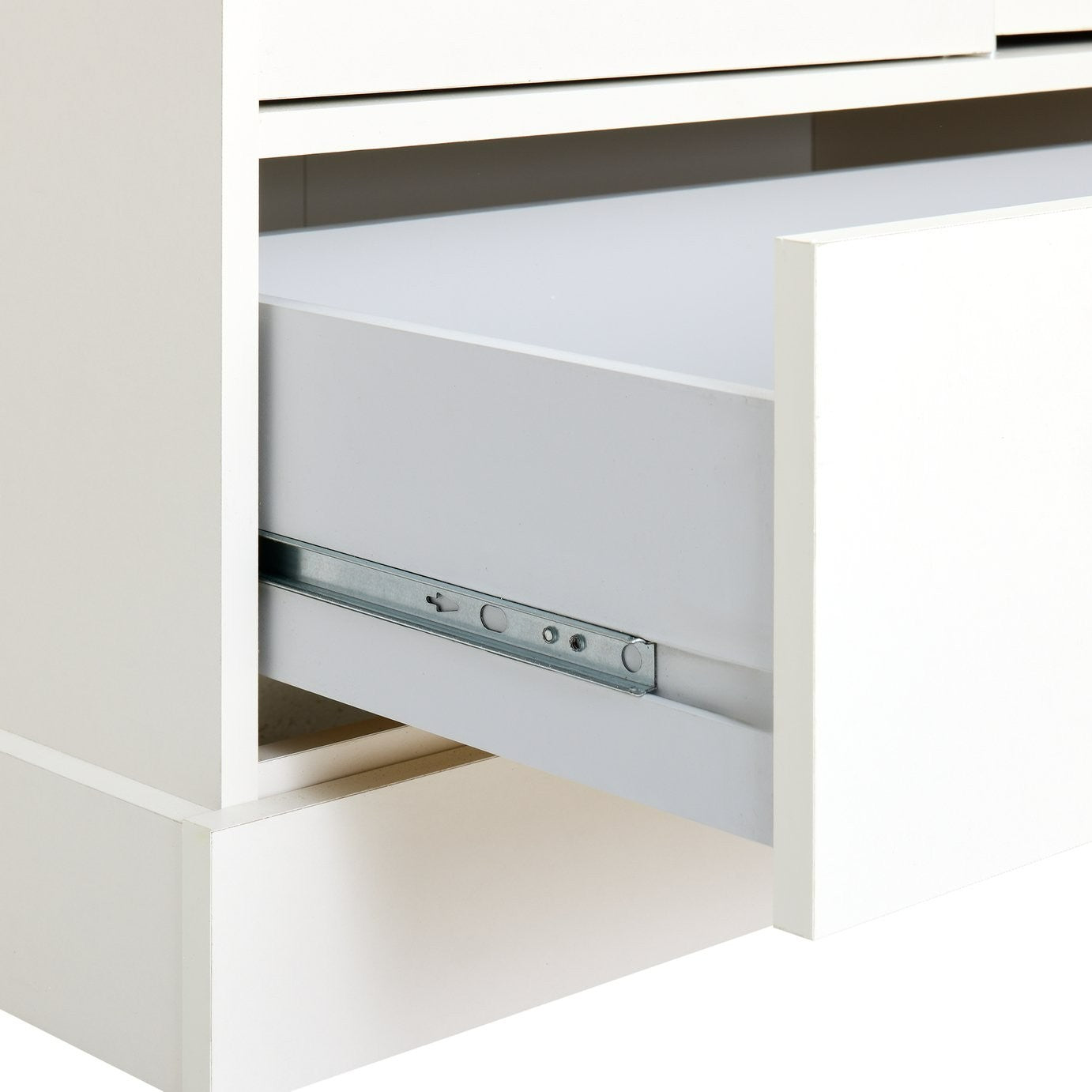 Home Kensington 2 Door 3 Drawer Wardrobe - Ivory | Elegant Bedroom Furniture