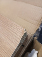 Home Brisbane 4 Door 3 Drawer Wardrobe - Oak ( B Grade 1069.)