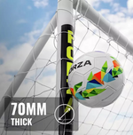 FORZA 8ft x 4ft Football Goal | Garden Football Goal Post Net Soccer Training Eq