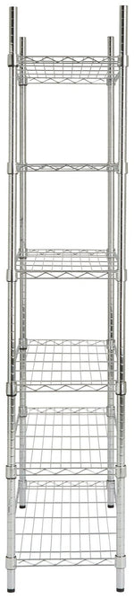 Home Metal 6 Tier Shelving Unit - Chrome