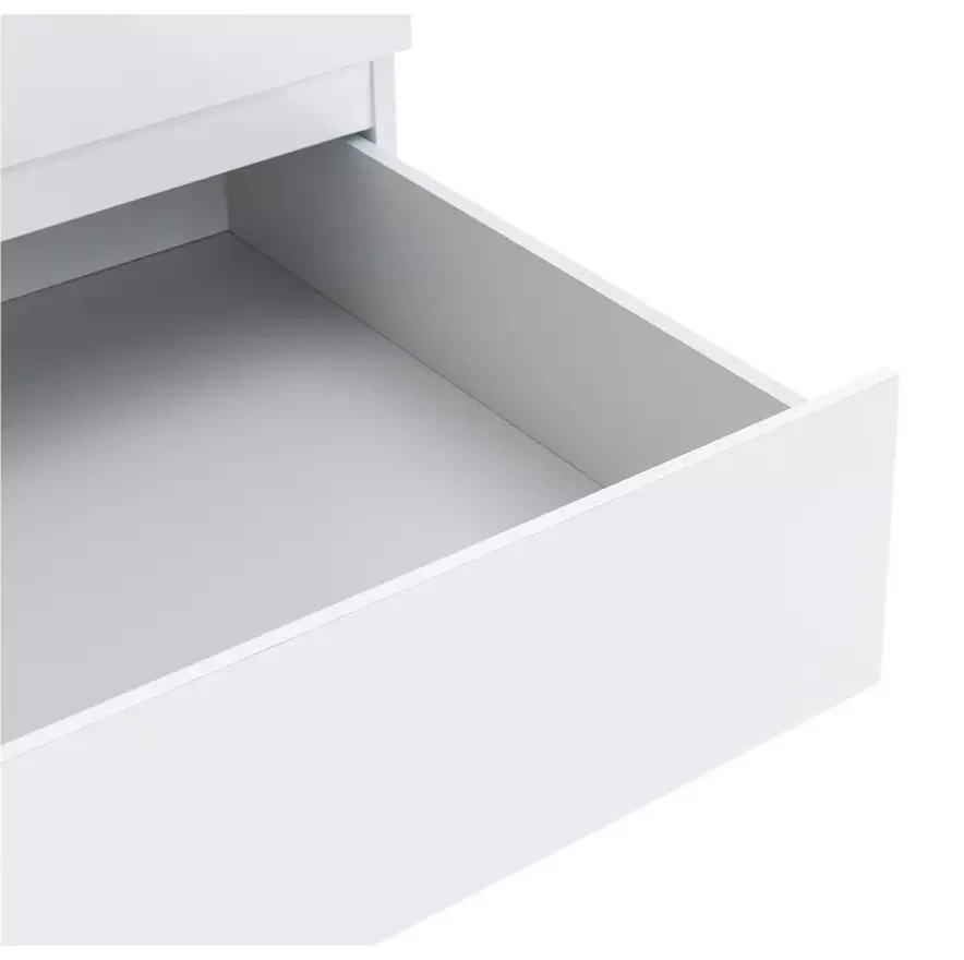 Jenson 3 Door 2 Drawer Tall Wardrobe - White Gloss ( B Grade )