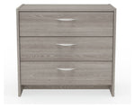 Seville 2 Piece 1 Door Wardrobe Set - Grey & Oak