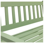 Newbury 2 Seater Wooden Garden Bench - Green