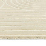 Mirage Carved Cream Cut Pile Rug - 230x160cm