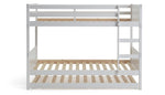 Detachable Bunk Bed with Trundle - White | Convertible Bedroom Setup