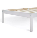 Habitat Ronnie Single Bed Frame - White | Sturdy Modern Bed Kids Teens Adults