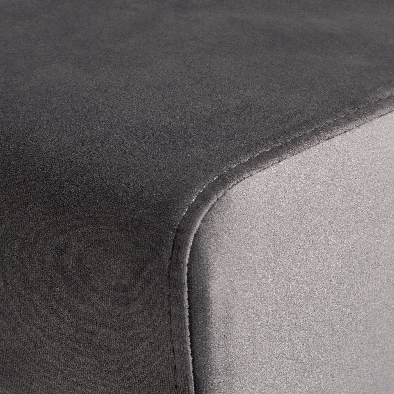 Midback Pair of Velvet Dining Chair - Grey | Soft Upholstered Comfort