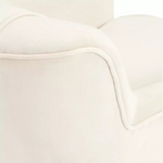 Home Liora Velvet Armchair Natura | Velvet Accent Chair Living Room Lounge
