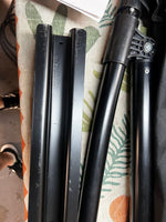 2.5m Overhanging Garden Parasol - Black ( B Grade 11826 )