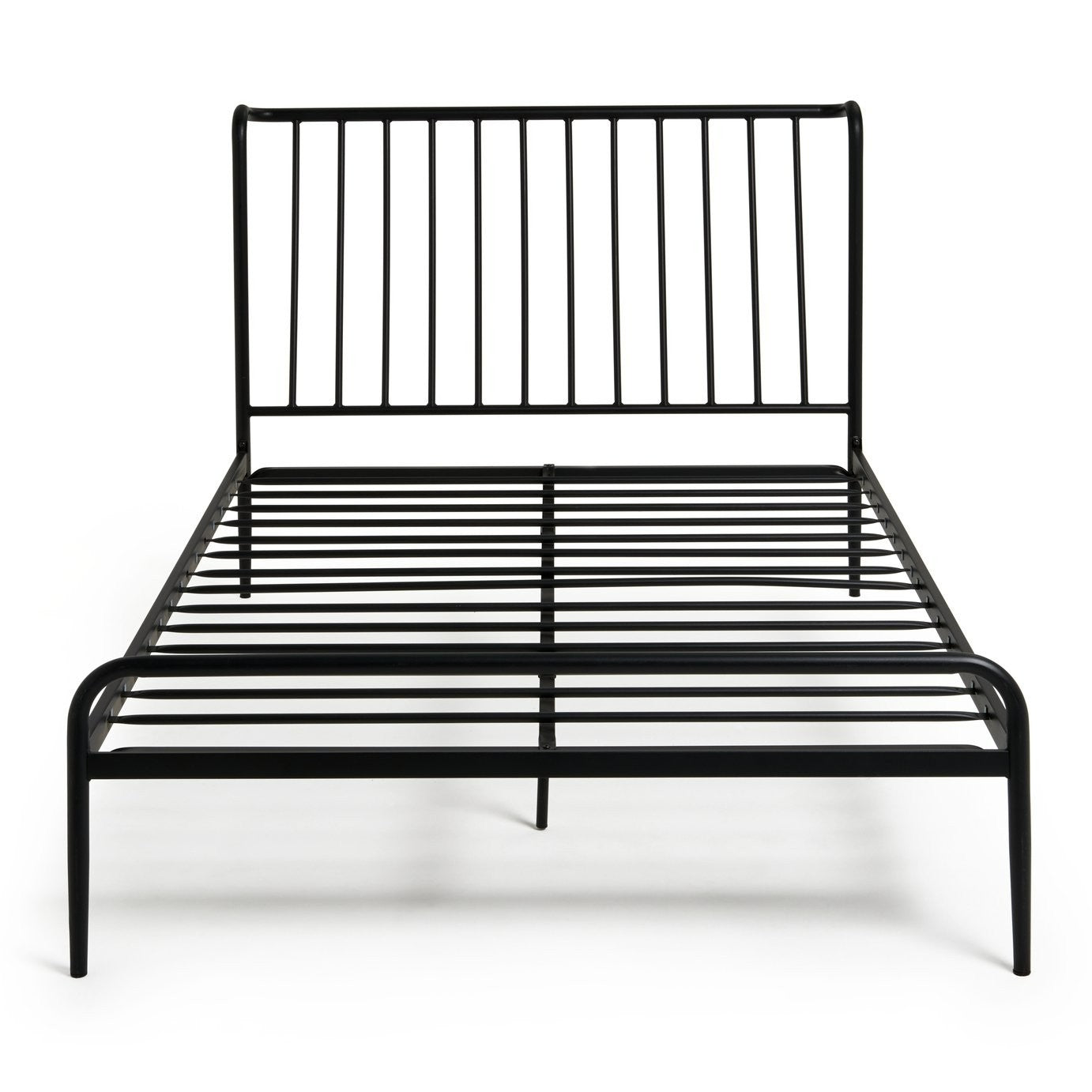 Kanso Double Metal Bed Frame - Black | Industrial Bedroom Vibe