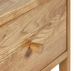 Julian Bowen Coxmoor 1 Drawer Bedside Table Oak | Bedroom Storage Nightstand