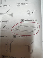 Trolley Charcoal BBQ ( B Grade 17472 )