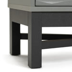 Zander Textured Small Sideboard - Grey | Modern Storage Cabinet