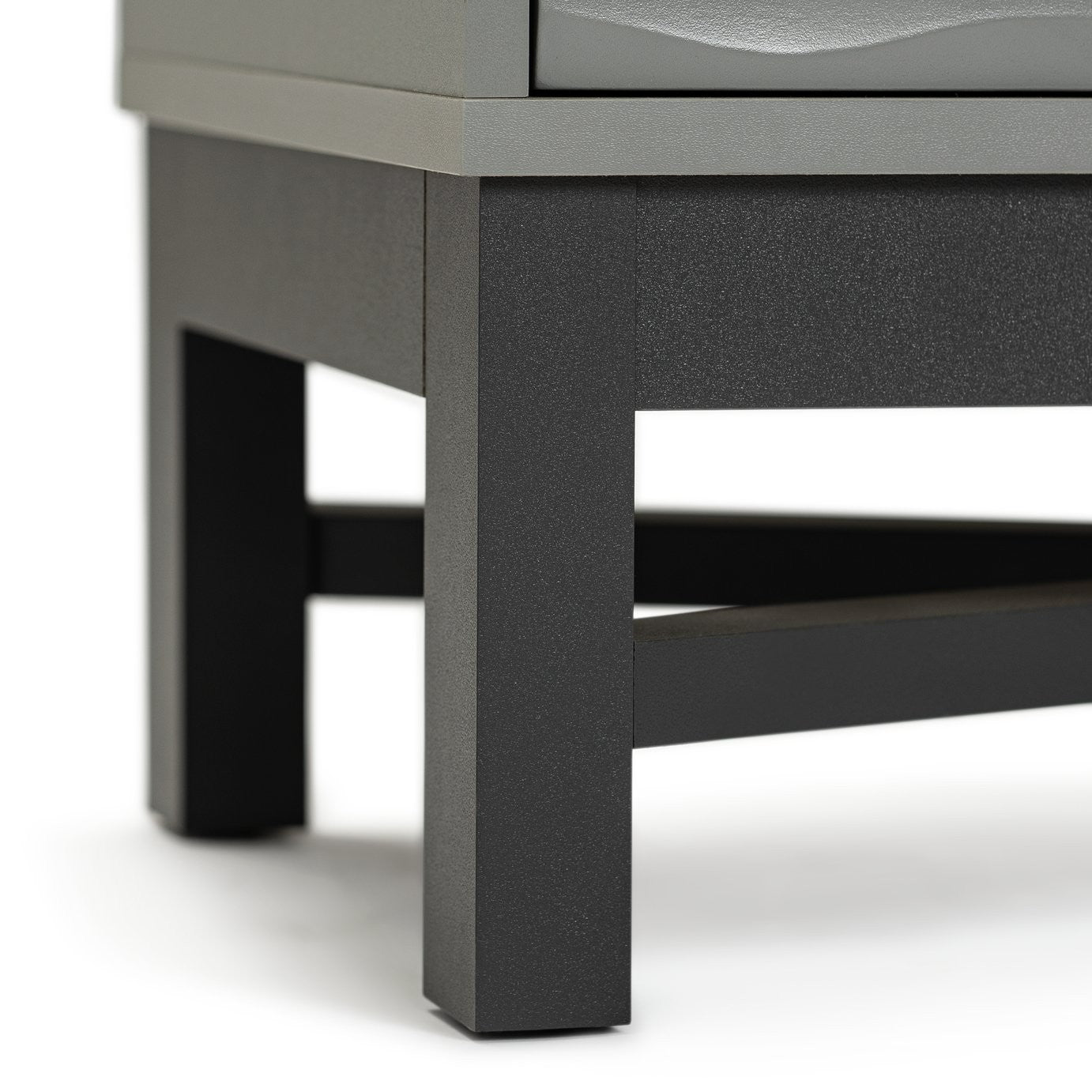 Zander Textured Small Sideboard - Grey | Modern Storage Cabinet