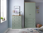 Home Kensington 5 Drawer Chest - Sage Green | Organized Clothing Space