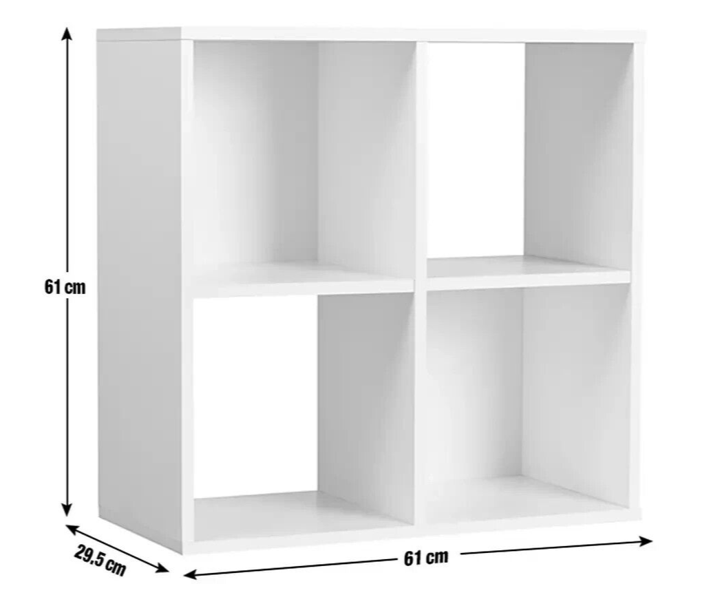 Squares 4 Cube Storage Unit - Oak Effect