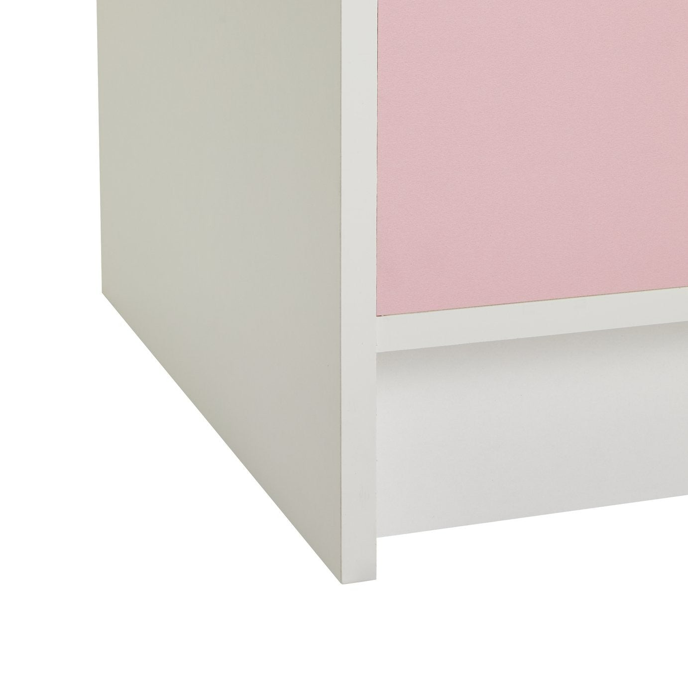 Home Kids Malibu 2 Door 4 Drawer Wardrobe - Pink | Childrens Bedroom Storage