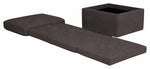 Home Faron Fabric Bed in a Box - Grey | Compact Guest Bed
