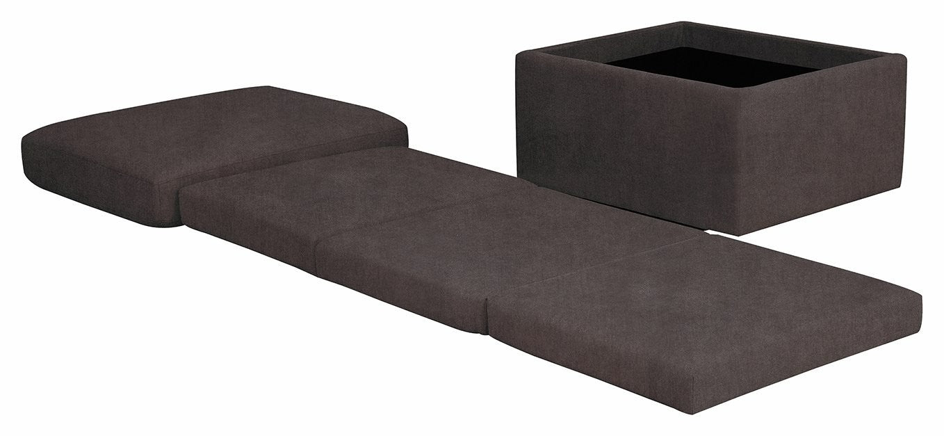 Home Faron Fabric Bed in a Box - Grey | Compact Guest Bed
