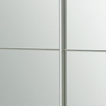 Holsted Mirrored 150cm Sliding Wardrobe - White | Clean Minimalist Aesthetic