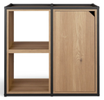 Habitat Loft Living Short Shelving and Storage Unit - Oak | Oak Shelf Storage