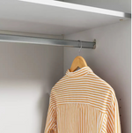 Holsted 200cm Sliding Wardrobe White Gloss | Bedroom Storage Furniture Unit