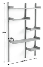 Jessie Modular Wall Shelf - Natural | Wall Storage Shelf