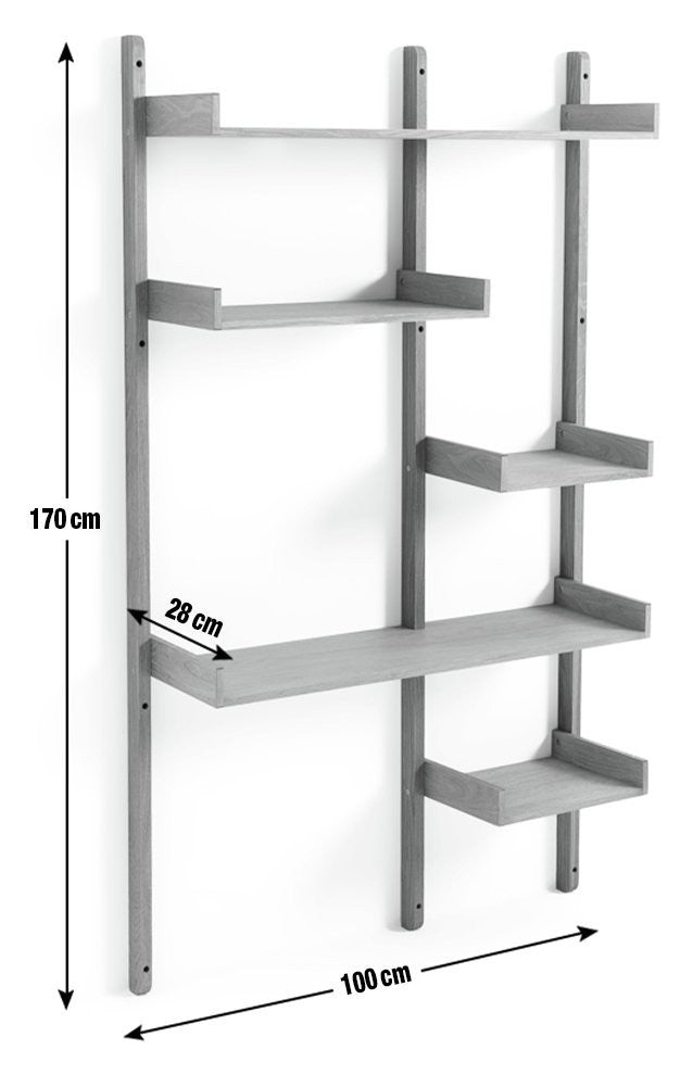 Jessie Modular Wall Shelf - Natural | Wall Storage Shelf