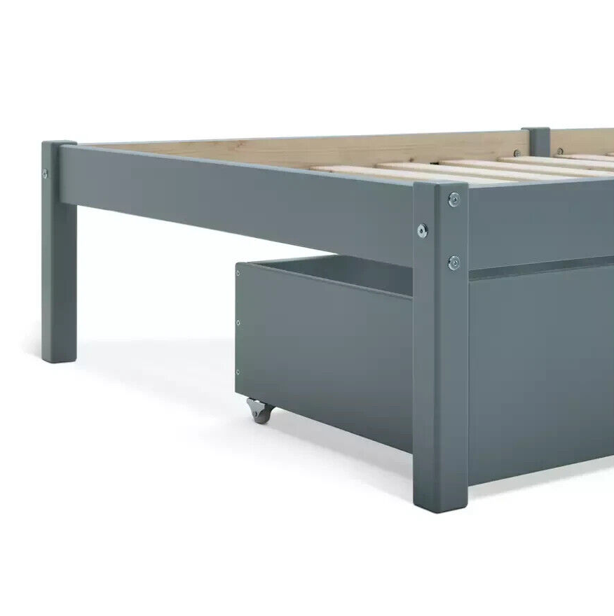 Ronnie Single Bed Frame and Drawer - Duck Egg Blue (B Grade 1035)