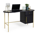 Habitat 1 Drawer Jelly Bean Desk - Black ( B Grade 51712 - 51713 )