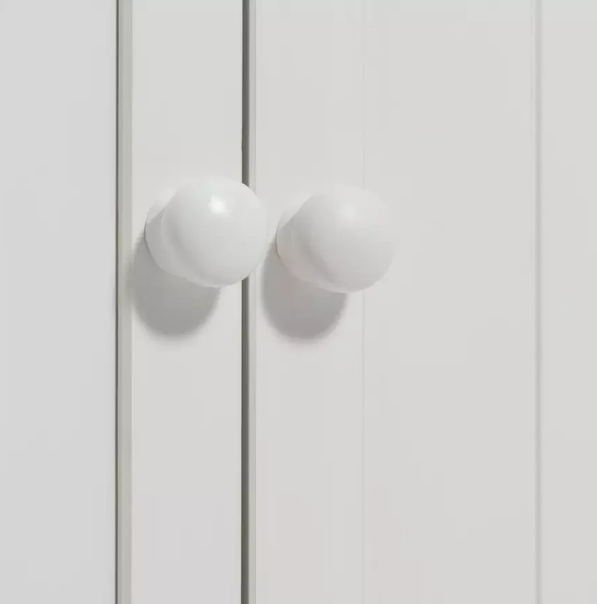 Home Scandinavia 3 Door 3 Drawer Wardrobe White | Large Bedroom Storage Unit