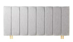 Bircham Small Double Headboard - Light Grey