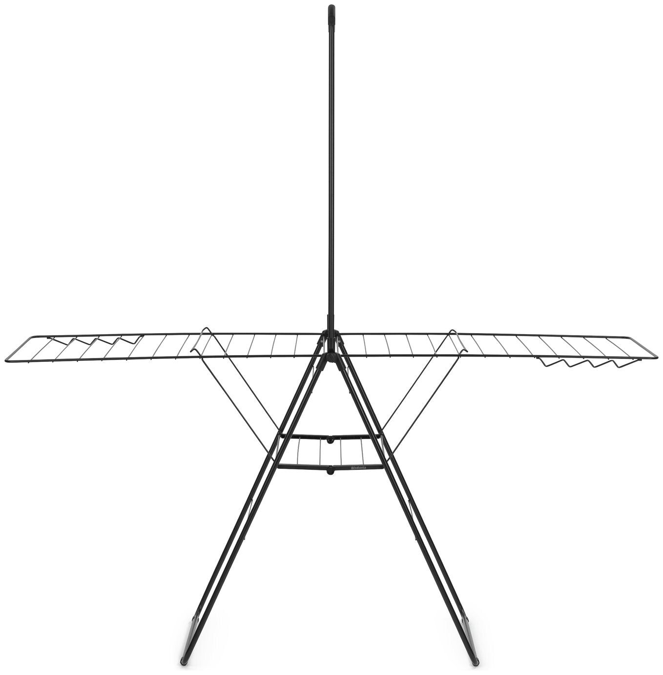 Brabantia 25m Hang On Clothes Airer with Rod - Black