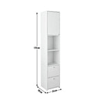 Prime Drawer Tallboy | Slim Storage Unit for Bedroom or Bathroom Organization