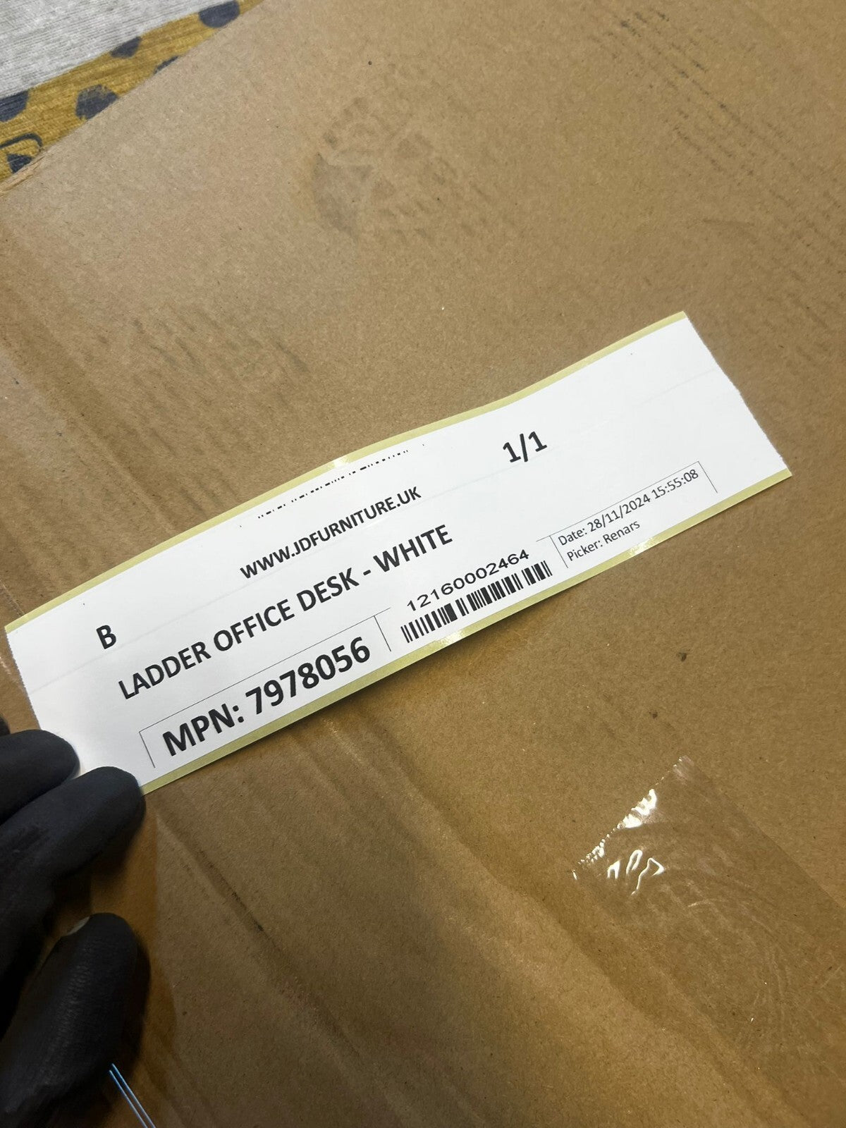 Habitat Ladder Office Desk - White ( B Grade 34056 )