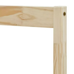 Home Karee Wooden Double Bed Frame Pine | Wooden Double Bed Bedroom Furniture