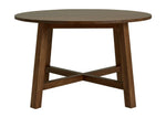 Trieste Round 4 Seater Dining Table - Walnut | Stylish wooden dining table
