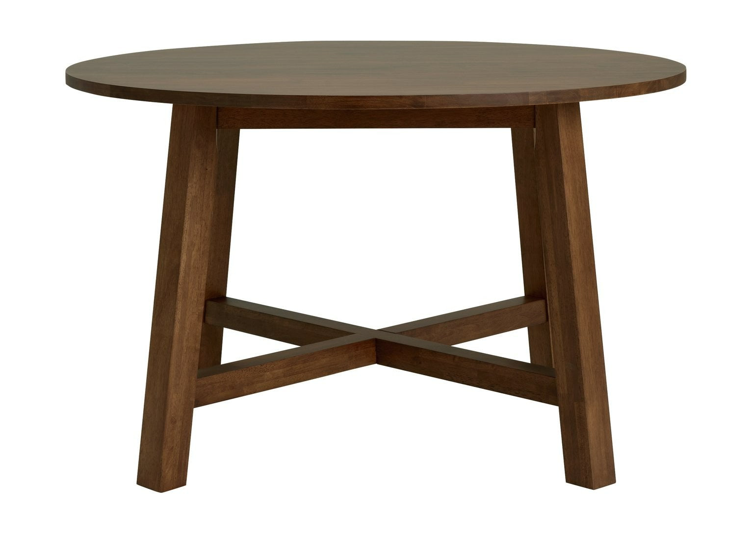 Trieste Round 4 Seater Dining Table - Walnut | Stylish wooden dining table