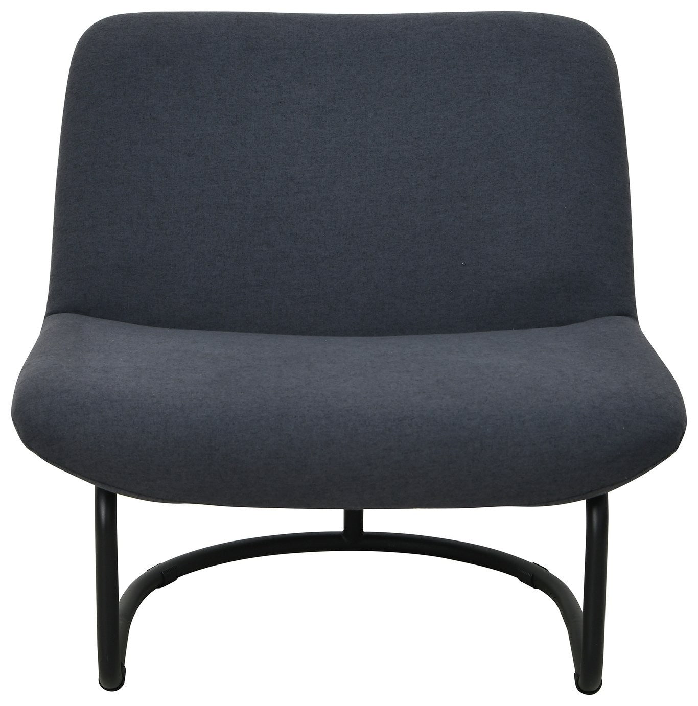 Oskar Fabric Accent Chair - Grey | Modern accent chair